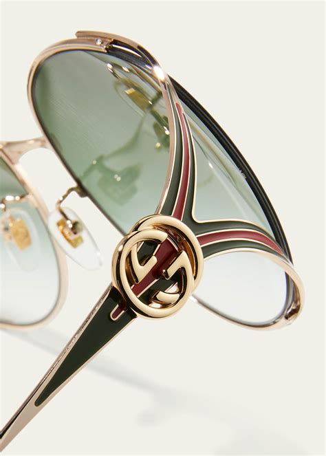 oval-frame sunglasses gucci|gucci 56mm round sunglasses.